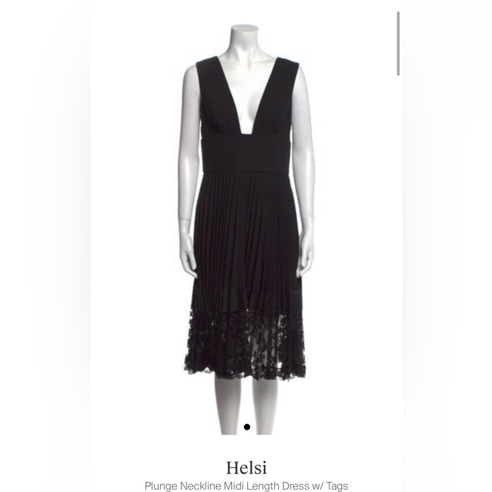 Helsi black dress. New with tags.